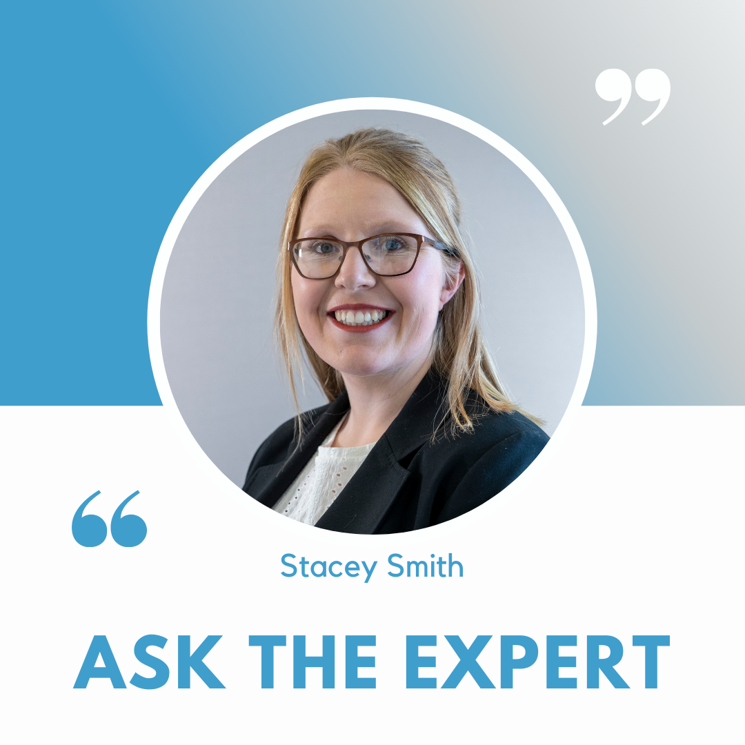 blonde glasses circle lady blue