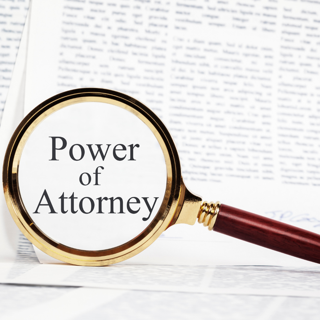 power of attorney magnifying glass