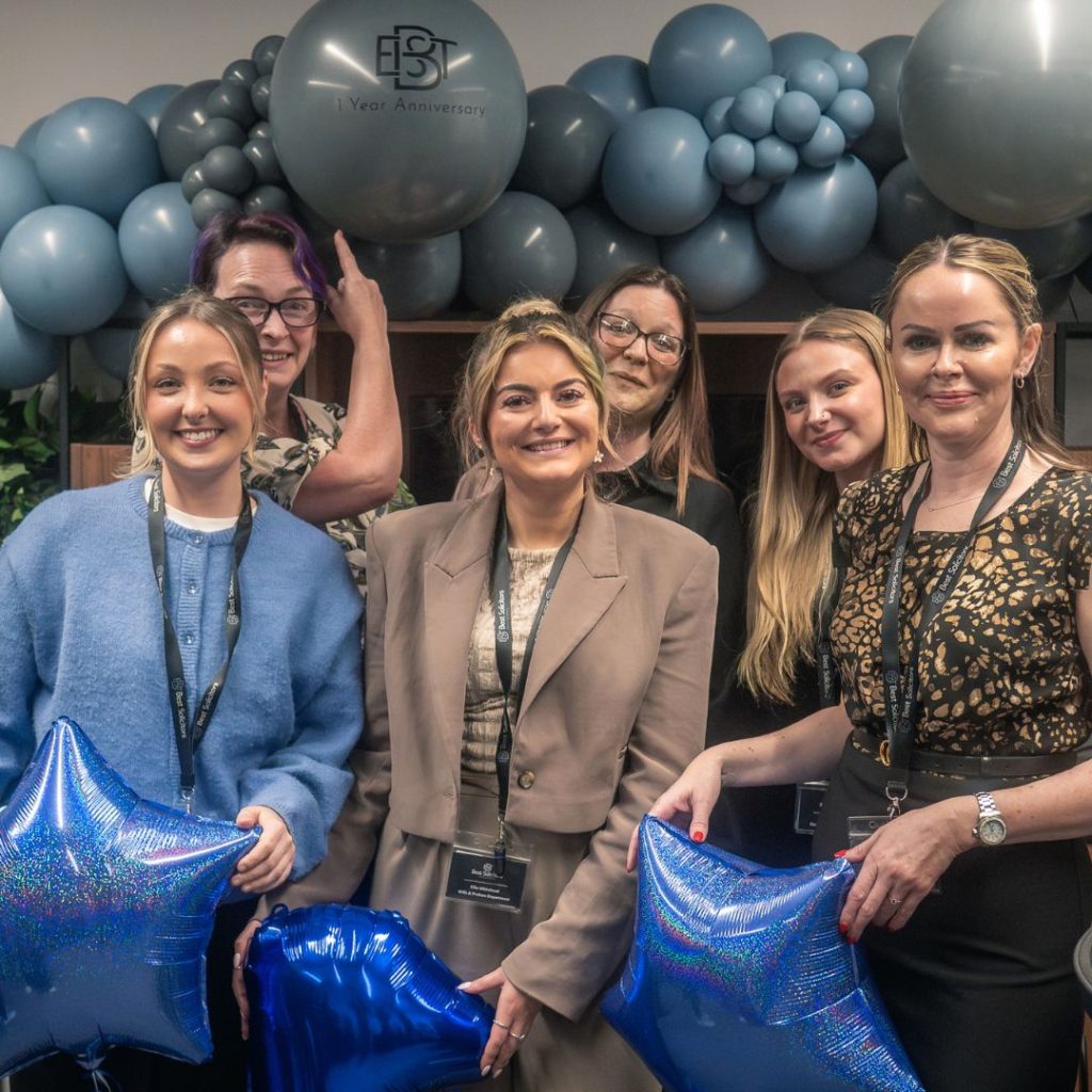chesterfield office celebrating Best Solicitor's one year anniversary in Chesterfield.